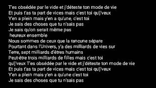 Nekfeu ft Vanessa Paradis  DANS LUNIVERS Paroles  Lyrics [upl. by Isidro349]