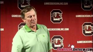 Steve Spurrier upset with writer [upl. by Yellas]