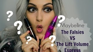 Maybelline The Falsies VS Lift Volume Express  Mascara Review [upl. by Lanuk779]