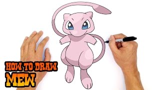 How to Draw Pokemon  Mew [upl. by Nakada922]