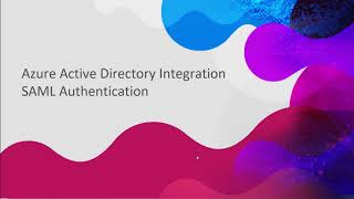 3 Configuring SAML authentication and authorization [upl. by Richela]