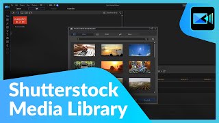 Using Shutterstock’s Media Library  PowerDirector 365 [upl. by Robson]