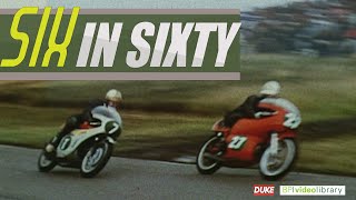 quotSix in Sixtyquot  The 1966 Dutch TT  250cc Race [upl. by Kcyrred]