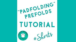 How to Use a Prefold Cloth Diaper Padfolding Method Shorts [upl. by Ordnagela]