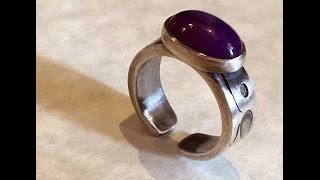 How to Make a Bezel and Set a Cabochon  Part Two [upl. by Schapira]