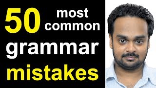 50 MOST COMMON MISTAKES in English Grammar  Error Identification amp Correction [upl. by Kreiker107]