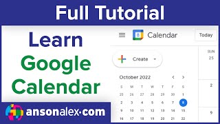 How to Use Google Calendar  Tutorial [upl. by Abroms42]