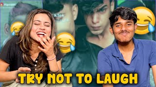 TRY NOT TO LAUGH CHALLENGE with Mayank  Nishu Tiwari vlogs [upl. by Hirza]