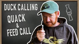 Duck Calling Instructional  How to Blow a Duck Call  Part 1 [upl. by Nevak23]