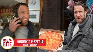 Barstool Pizza Review  Johnnys Pizzeria Mount Vernon NY [upl. by Leiba]