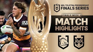 NRL 2023  Broncos v Warriors  Match Highlights [upl. by Haroved]