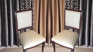 DIYHOW TO REUPHOLSTER A DINING ROOM CHAIR  ALO Upholstery [upl. by Haidej673]