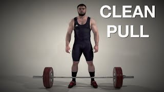 Clean PULL  weightlifting [upl. by Shannon488]