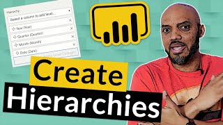 EASILY create a Hierarchy in Power BI Desktop [upl. by Hesky404]