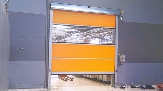 High Speed Doors  Shipyarddoor PVC Fabric Doors [upl. by Yhprum471]