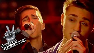 My Way  Frank Sinatra  Marc Huschke vs Alexander Wolff Cover  The Voice of Germany 2015  Battle [upl. by Lanni95]