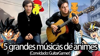 Medley Cavaleiros do ZodíacoPokémonDragon Ball GTDigimon por The Kira Justice e GuitarGamer [upl. by Kared816]