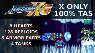 Mega Man X6 quotX only 100quot TAS in 10226 [upl. by Etnahc]