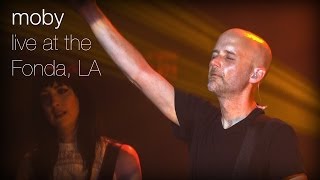 Moby  Raining Again Live from The Fonda LA [upl. by Yensehc278]