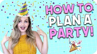 How to Plan a Party Party Planning Checklist [upl. by Archibold]