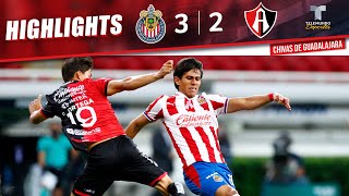 Highlights amp Goals  Chivas vs Atlas 32  Telemundo Deportes [upl. by Aserehs]