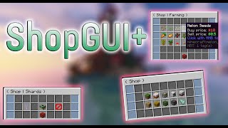 ShopGUI Plugin  Minecraft Plugins [upl. by Shulamith]