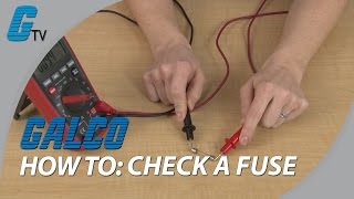 How to Check a Fuse by Testing it with a Multimeter [upl. by Gnus371]