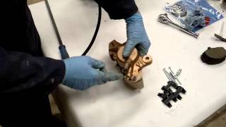 Brake caliper piston removal trick [upl. by Mufi15]