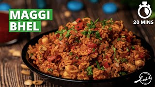 Maggi Bhel Recipe  Kid’s Special Maggi Chaat  Under 30 Mins Recipe  Cookd [upl. by Anivlem142]