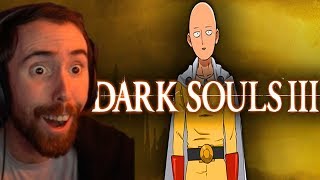 Asmongold Is BLOWN AWAY By Dark Souls 3 in 1 Hit Video [upl. by Curtice]