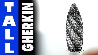 How to draw the Gherkin [upl. by Ultun]