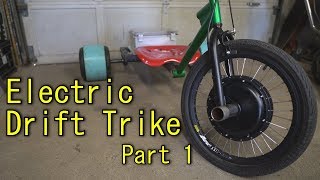 Homemade Electric Drift Trike  Part 1 [upl. by Nolan]