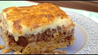 Pastitsio my Dads amazing  Greek Lasagna  Christine Cushing [upl. by Anatlus798]