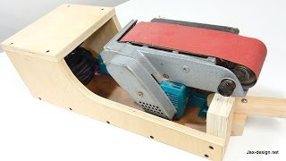 Belt Sander Stand  Can Sit In 3 Positions [upl. by Garbe393]