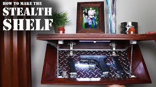 How To Make the Stealth Shelf Homemade Concealment Shelf [upl. by Annoj343]