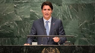 Justin Trudeau at the United Nations  Full UN speech from Canadas prime minister [upl. by Meeki]