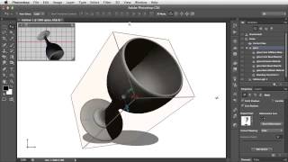 Create Lathed 3D Objects in Photoshop [upl. by Ecire]