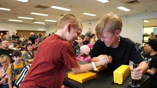 2023 Pentetanguishene Winterama Armwrestling Tournament  Youth Highlights [upl. by Stacia]