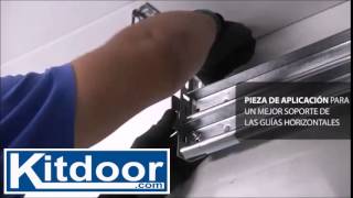 Como instalar puerta seccional residencial kitdoorcom [upl. by Niltyak317]