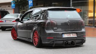 Modified Volkswagen Golf 5 GTI  Flames Bangs Accelerations [upl. by Atterehs771]