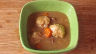 Basic Stew Dumplings Recipe from 1977 [upl. by Donovan834]