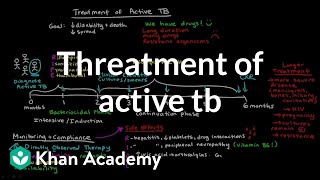 Treatment of Active TB  Infectious diseases  NCLEXRN  Khan Academy [upl. by Pryor617]