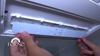 How to replace the LED light in Fridge 182036 [upl. by Tull158]