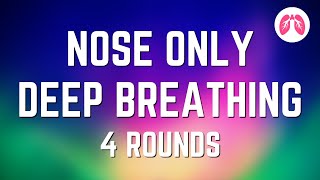 Buteyko Breathing 4 min guided exercise for anxiety [upl. by Lynnet]