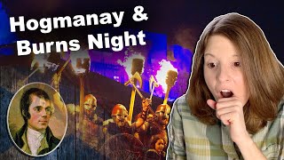 American Reacts to Hogmanay amp Burns Night  Scottish New Year [upl. by Kirsch]