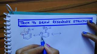 Trick to draw Resonance structures [upl. by Yanahs526]