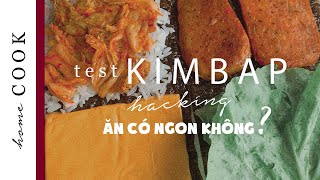 Home Cooking Idea  🥢 easy KIMBAP Folding is delicious Thử làm kimbap gập [upl. by Peonir901]