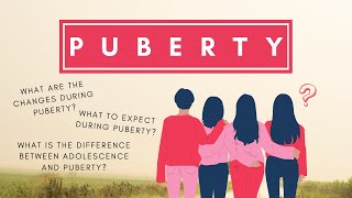 Introduction to Puberty amp Adolescence  Changes during Puberty [upl. by Eisak]