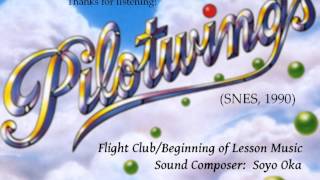 Pilotwings SNES  Flight ClubBeginning of Lesson Music Extended [upl. by Haney387]