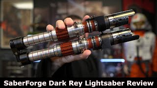 SaberForge Dark Rey Lightsaber Review [upl. by Sdlonyer457]